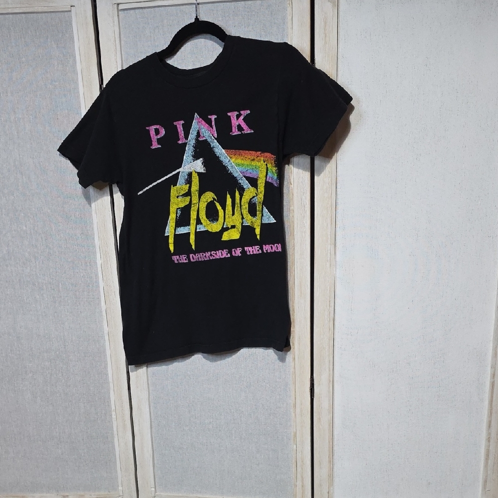 Pink Floyd Dark Side of the Moon 50th Anniversary Graphic T-Shirt Black‎ Small